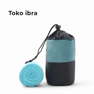 Travel towel / Quick Dry Microfiber Towel 100 x 30 cm - W-580 - Sky Blue ibra shop