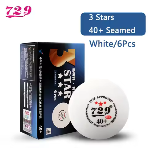 3Stars New Material 40+ PingPong Balls Seamed Table Tennis Balls 729 Table Tennis Balls For Trainnin