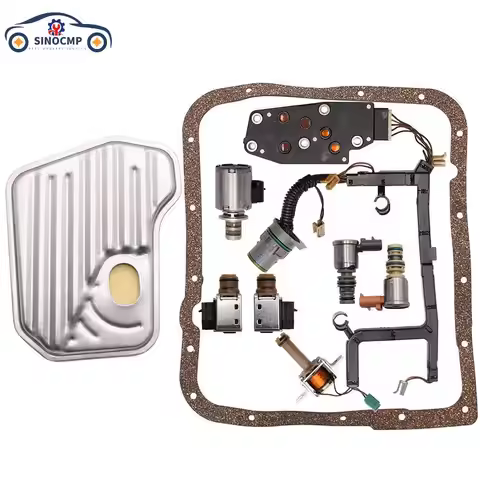 4L60E 4L65E 9PCS Transmission Solenoid Kit Set With Harness For 1993-2005 GM Camaro OEM With 1 Year 