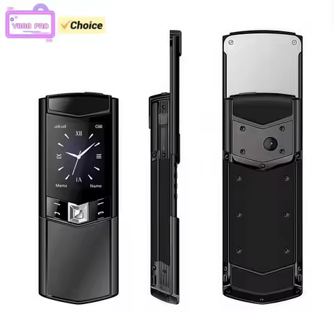 New V888 Pro Slider Phone MT6261 GSM 2G 2.0inches Screen Dual SIM Dual Standby Mp3/Mp4 FM Bluetooth 