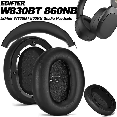 Earpads Compatible with Edifier W830BT 860NB Protein leather Memory foam Ear Pads Cushions Replaceme