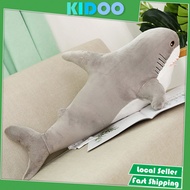 Kidoo Ikea BLAHAJ Big Shark 80cm 100cm 140cm Soft Toy Shark Bolster Hugging Birthday Gift Bantal pel
