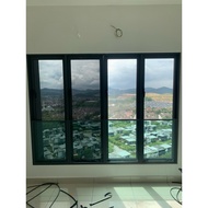 Tinted cermin sliding doors,tingkap rumah & pejabat siap pasang.. (Best for heat rejection)