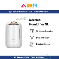 Deerma Air Humidifier F600 5L Ultrasonic UV Touch Screen Adjustable Fog Quantity Aromatherapy Machine Pelembap Udara