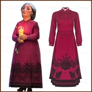 YB3 Disney Encanto Cos Mirabel Gradmother Abuela Dress for Kids Adult Cosplay Costume Summer Party P