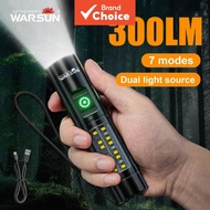 WARSUN 605 EDC USB WARSUN 605 Lampu Suluh Mini, Boleh Cas USB, LED, Kecerahan Tinggi, Lampu Poket ED