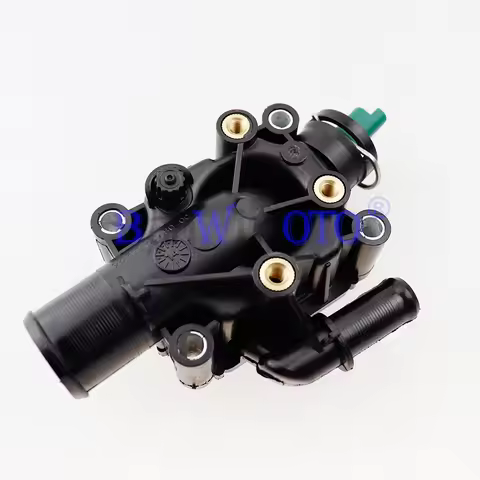 ABS Thermostat Housing Cover Engine Coolant Outlet fit for Peugeot Partner 206 207 307 308 1007 Citr