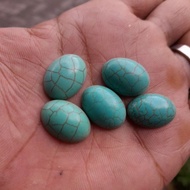 Hubei turquoise agate 18x13 mm