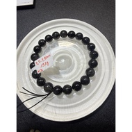 (A526)(8,5-8,9mm)A coaxial black hair bracelet size 8,5-8,9mm