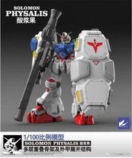 【翔鴻一號店】現貨 酸漿果 所羅門模玩 1/100 GP02A 鋼彈試作2號機 多層結構外甲展開 組裝模型