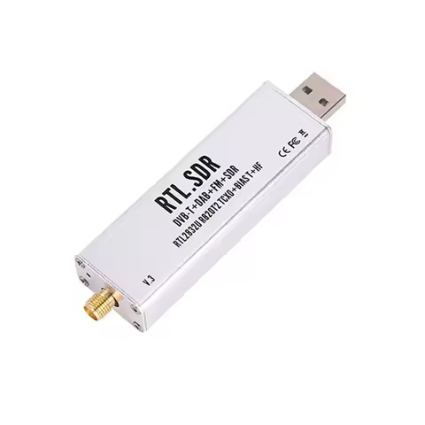 RTL-SDR Blog V3 R820T2 TCXO Receiver, Software Radio Broadband Ultrashort Wave