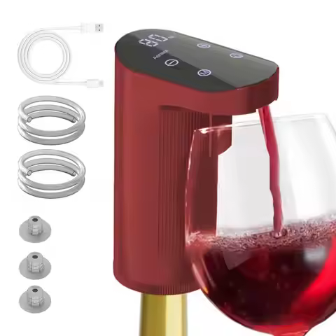 Electric Wine Decanter Wine Aerator Pourer Whiskey Water Dispenser Mini Automatic Wine Decanter Wine