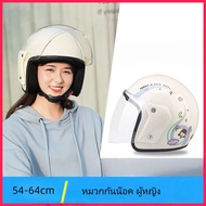 Half Helmet Cartoon Fashion Animal Family Space Comfortable To Wear Heat Protection Standard Size 54