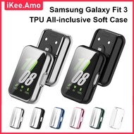 TPU Screen Protector Cover for Samsung Galaxy Fit 3 Electroplating Full Cover Screen Protector