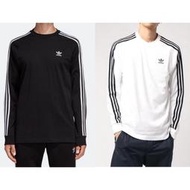 現貨 iShoes正品 Adidas 3-Stripes Tee 薄長袖 上衣 長T DV1560 黑 ED5959 白