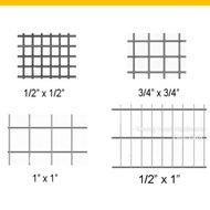 [Ready Stock] 3' x 50' Galvanized BRC Welded Iron Wire Mesh Net Netting /Dawai Jaring /Dawai Brc