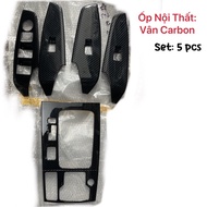 Interior Covers for Mazda3 mazda 3 2015 2016 2017 2018 2019 Carbon Titanium Stone Pattern Car Sticke