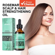 Biotin Enriched Rosemary Hair Oil 60ml with Tea Tree - Nourishing Scalp Care for Glossy Hair,Upgrade