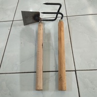Small Hoe Steel Hoe + Rake Garden Hoe/ Garden Rake