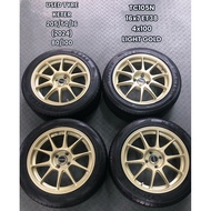 USED RIM TC105N 16 INCH WITH TYRE 205/50/16 FOR VIOS YARIS MYVI ALZA WIRA HONDA HATCHBACK CITY JAZZ