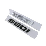 Gloss Black Chrome Letters Emblems For BMW 420i 428i 430i 435i 520i 523i 525i 528i 530i 535i 540i Lo