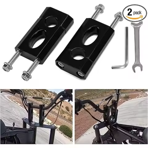 Motorcycle 7/8" Handlebar Risers Handlebar Mount Clamp Risers for Coleman Bt200x Ct200 SSR125 Razor 