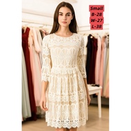 lace dress civil wedding dress fits small size adult
