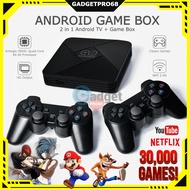 NEW 2 in 1 Android TV Box + Game Box 10K GAMES 4K HD Android Game Box Console Retro Classic Game Stick Android Game Box