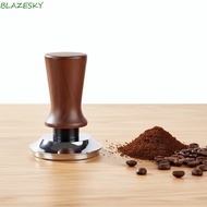 BLAZESKY Coffee Tamper, 51/53/58MM Flat/threaded Bottom Coffee Leveler, Durable Springs Design Stain