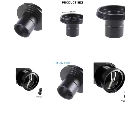 F92C 23.2mm Microscope Objective Tube to M42 Camera Mount Adapter 23.2mm Microscope Eyepiece to M42 