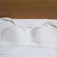 T421V bra, thin white no-wire bra, size A75, B75, A80, B80, A85, B85