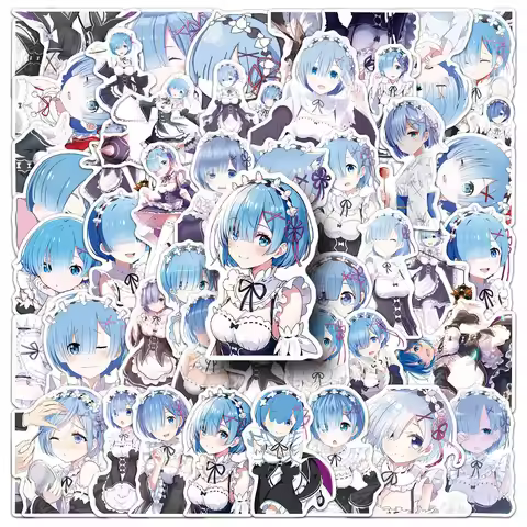 10/30/51PCS Re:Life in a different world from zero Stickers Rem Cartoon Sticker Laptop Phone Guitar 
