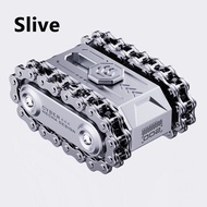 Mini Tank 002 EDC Stress Relief Toy - Press Rotate & Slide Features Fidget Spinner Fidget Toy Stress