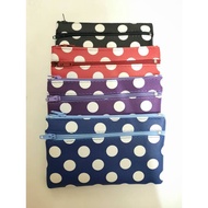 Women wallet  coin purse 2 zip big space