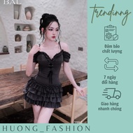 Ure Huong fashion ruffle dress