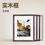 2 * 2 Frame Strip Solid Wood Photo Frame Wooden Photo Frame 33cm A3 Wall Hanging Table Picture Frame