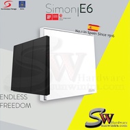 Simon E6 Series Switch / Switches & Socket Outlet (BLACK)