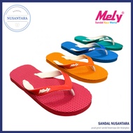 MERAH HIJAU MELY TOGO DURI Men's 5-Button Rubber Flip-flops Unisex Kids' Red Greenbiru ORANGE
