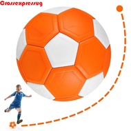 VORTEX Youth Football, Orange Recreational Curve Soccer Ball, Great Game Gift Sport Toy Curve Lines 