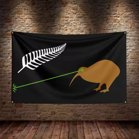 3X5Ft New Zealand Kiwi Flag For Decor