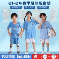 jersey malaysia lengan panjang bola plus size Manchester City jersi sepak kanak-kanak sesuai untuk lelaki dan perempuan