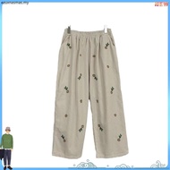 NRDN Clothing Corduroy EMBROIDERY CORD PANTS