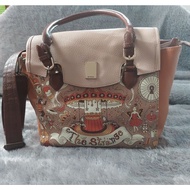 Brera ART FEVER preloved second thrift leather tote bag