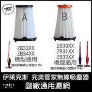 【艾思黛拉】副廠 伊萊克斯Electrolux 無線吸塵器 完美管家 通用HEPA 濾網  EF144A EF150