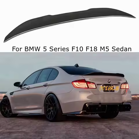 FOR BMW 5 Series F10 F18/F10 M5 Sedan 3D/AC/CS/M4/M5/P/PRO/PSM Style Carbon Fiber Rear Spoiler Trunk