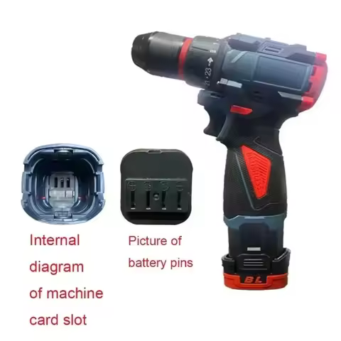100%Original 16.8V/18V 2000mAh Brushless Hand Electric Drill Lithium Battery for Dongke Rechargeable