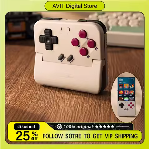 New Taco Mobile Vertical Grip Wireless Gaming Controller for GBA Emulator Retro Mini Handheld Game C