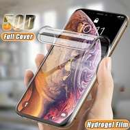 Full Cover Curved Hydrogel Film For iPhone 13 pro max XR X XS 11 Pro MAX 12 mini 12 pro max Screen Protector For iPhone 7 6 6s 8 Plus Soft Film Not Glass