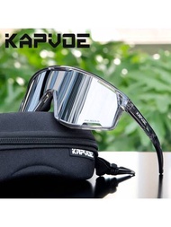 1入kapvoe偏光男士時尚太陽眼鏡,戶外釣魚太陽眼鏡uv400運動護目鏡