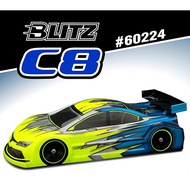 TITAN BLITZ C8 1/10 Electric Rv Transparent Car Shell 190mm 60224-07
